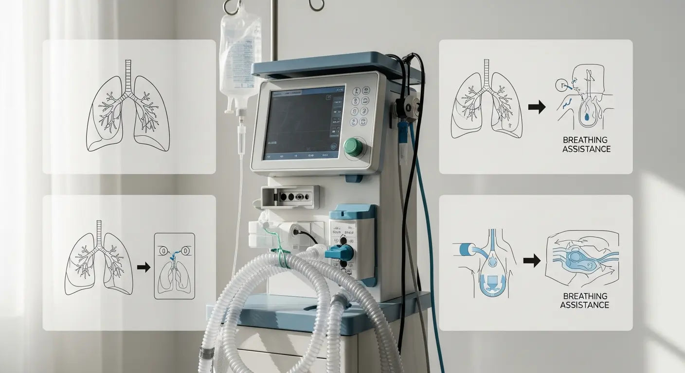 Struggling to Breathe? How Ventilators Manage Respiratory Failure - respiratory failure, difficulty breathing, COPD symptoms
