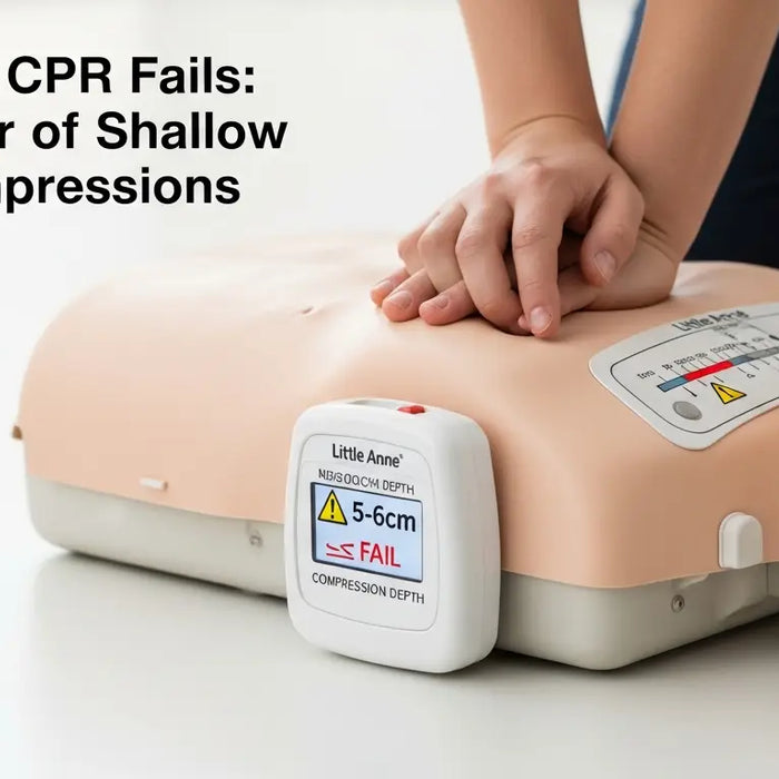 Why "Soft" CPR Fails: The Danger of Shallow Chest Compressions - cardiac arrest survival, shallow compressions mistake, CPR compression depth
