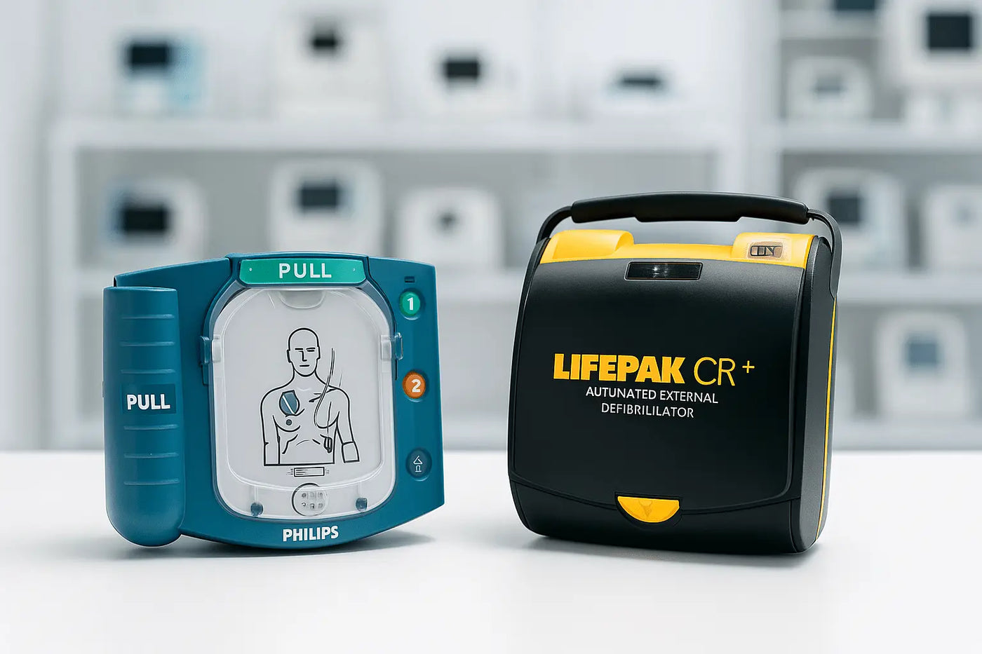 Philips HS1 vs Lifepak CR+: Which AED Should You Choose? - SelfiMed UK