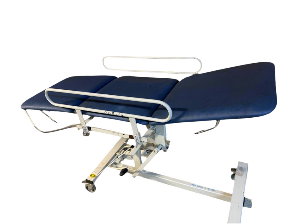 Plinth Co Hydraulic 3 Way Patient Examination Couch with Side Rails