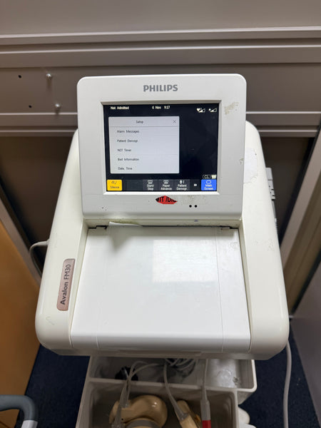 Philips Avalon FM30 Foetal Monitor with 3 Toco Transducers & Stand SelfiMed UK