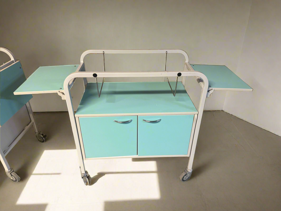 Bristol Maid Fixed-Height Hospital Cot with Large Cupboard