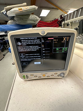 GE Dash 5000 Patient Monitor Including ECG, SpO2, NBP & Temp Cables