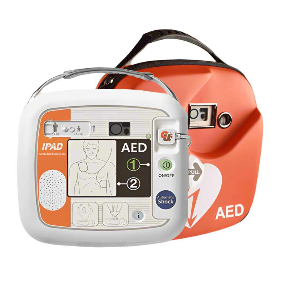 CU Medical Systems Inc iPAD SP1 Intelligent Public Access Defibrillator with New Battery and New Pads