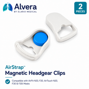 ALVERA AirStrap™ Magnetic Headgear Clips - 2 Pieces - SelfiMed UK