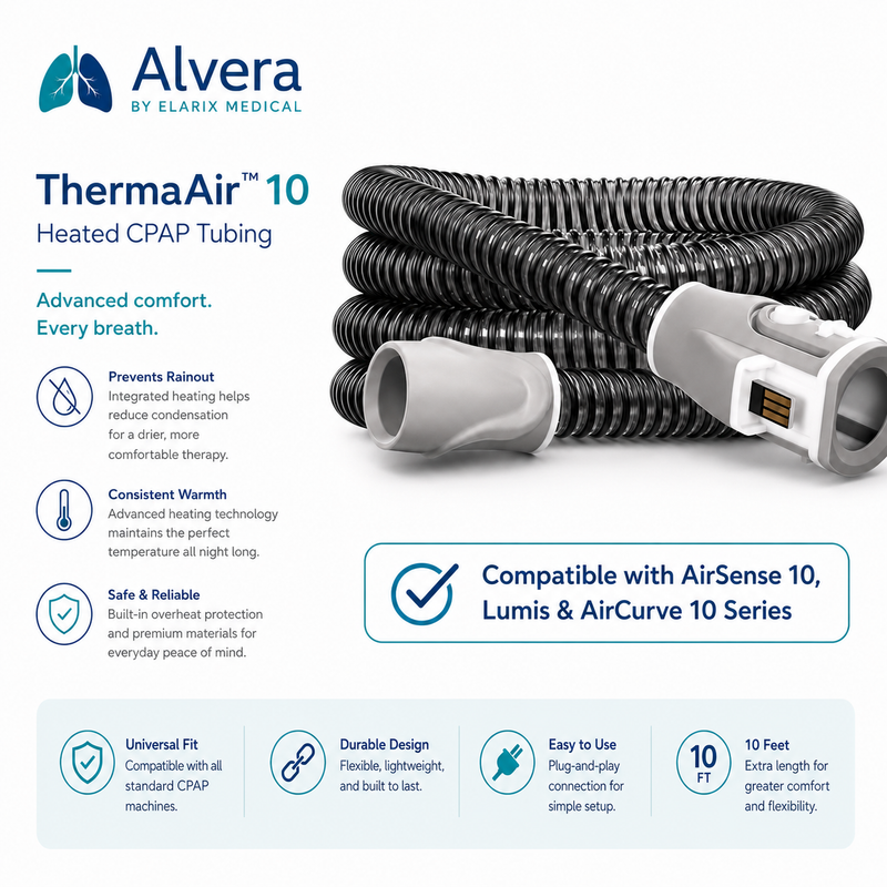 Alvera ThermaAir™ 10 Heated CPAP Tubing