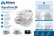 Alvera AquaPure 10 Humidifier Water Chamber for AirSense 10, AirCurve 10 and Lumis Machines lumis machines SelfiMed UK