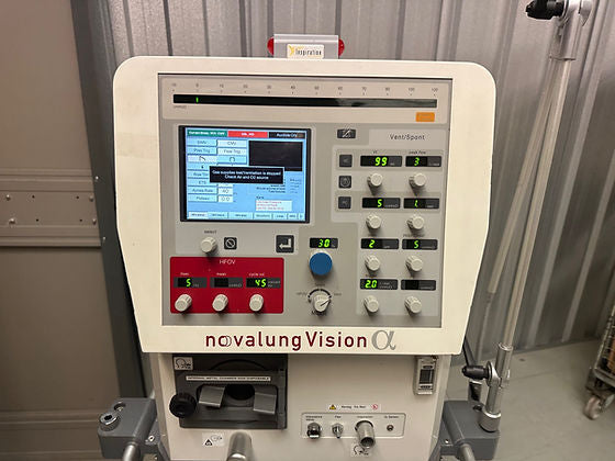 Novalung Vision a High Frequency Ventilator with Hose