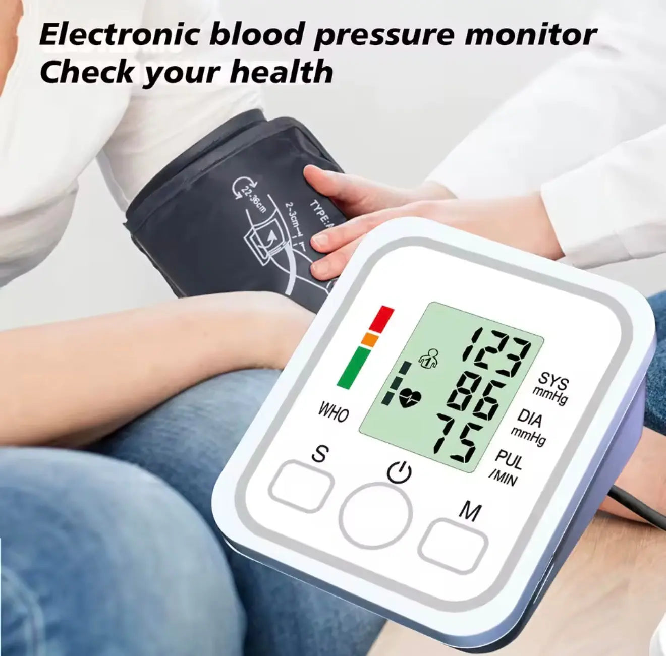 Digital Upper Arm Blood Pressure Monitor SelfiMed UK