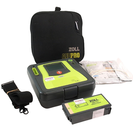 Zoll AED PRO Defibrillator with carry case