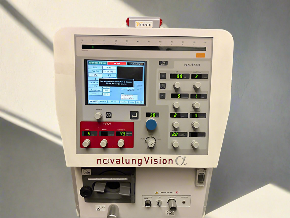 Novalung Vision a High Frequency Ventilator with Hose