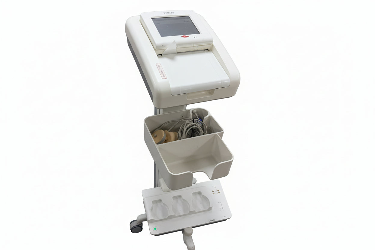 Philips Avalon FM30 Foetal Monitor with 3 Toco Transducers & Stand SelfiMed UK