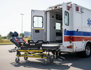 Ferno Harrier-LT Electric Ambulance Stretcher with Mattress SelfiMed UK