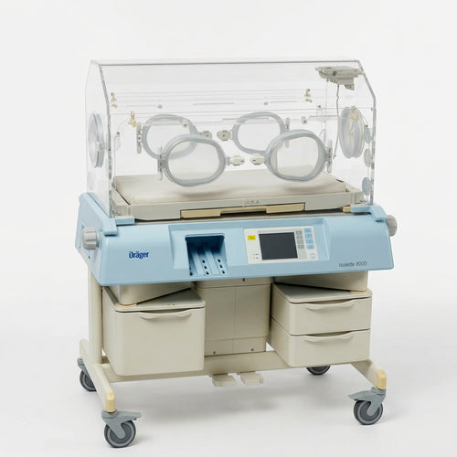 Draeger Isolette 8000 Incubator (Missing Front Cover Plastic)