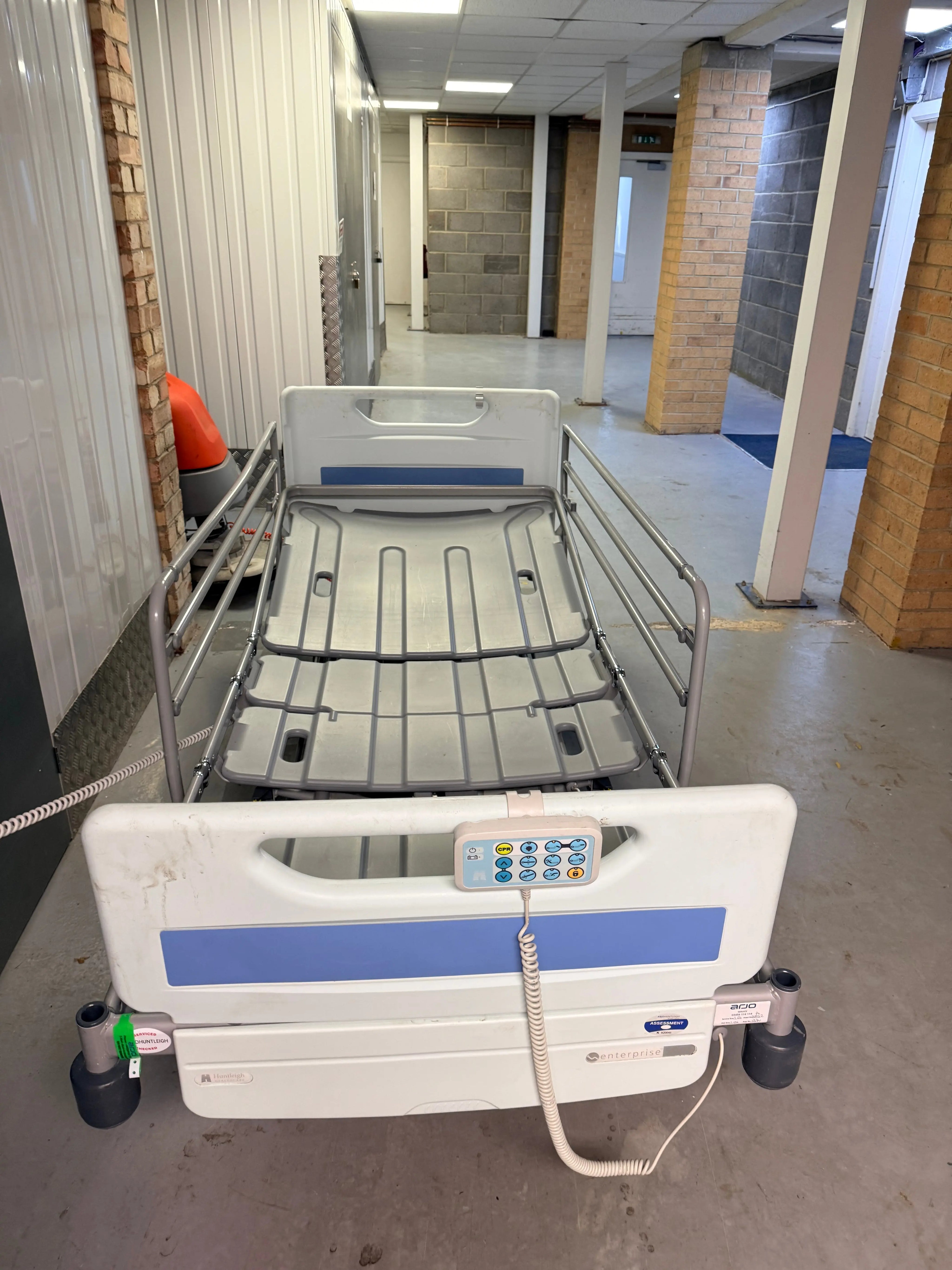 Arjo Huntleigh Enterprise 5000 Electric Hospital Bed with Hospital Bed Mattress SelfiMed UK