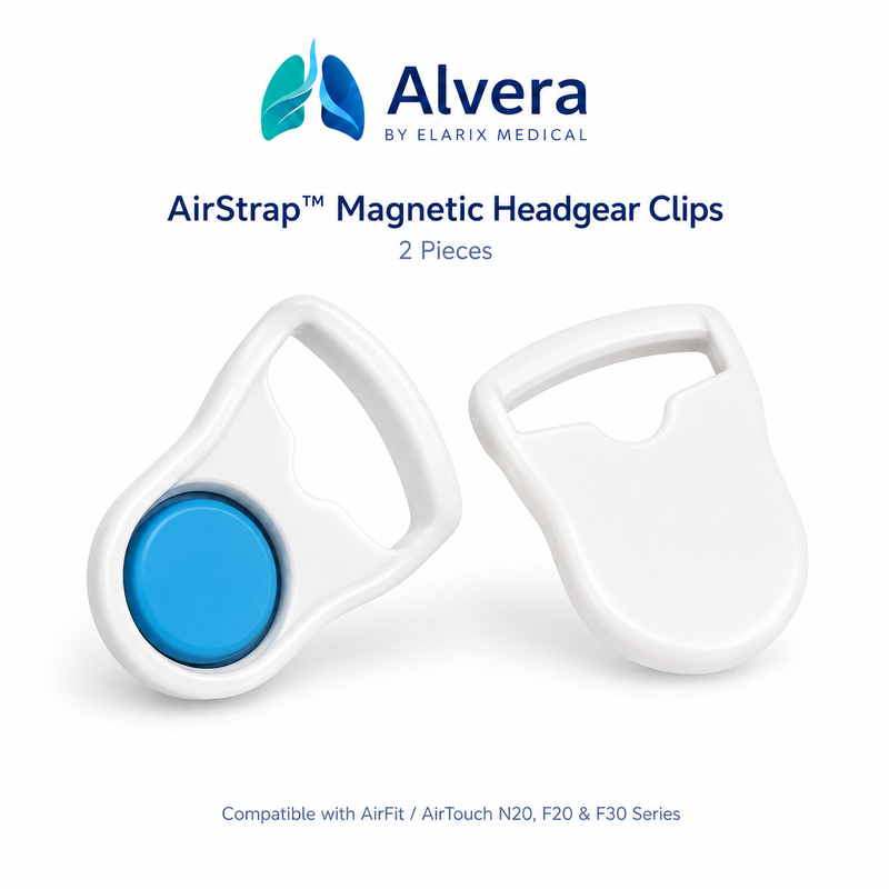 ALVERA AirStrap™ Magnetic Headgear Clips - 2 Pieces - SelfiMed UK