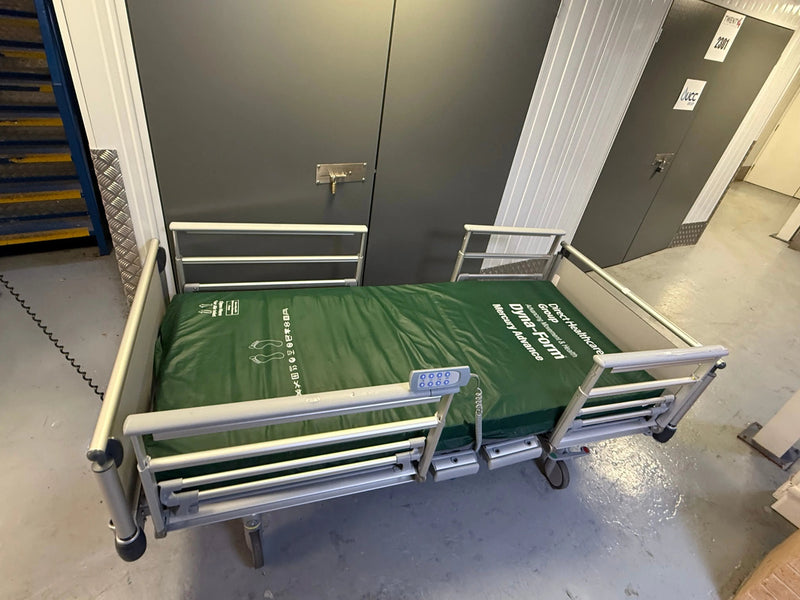 Volker Electric Hospital Bed S 962-2 with Hospital Mattress (Fully Serviced & Tested) SelfiMed UK
