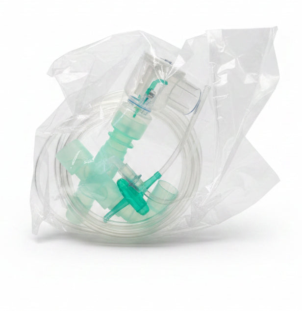 Intersurgical CPAP Adapter Kit with 5cm and 20cm CMH20 Peep Valves Ref 2236005 (Expiry Date 2028) SelfiMed UK