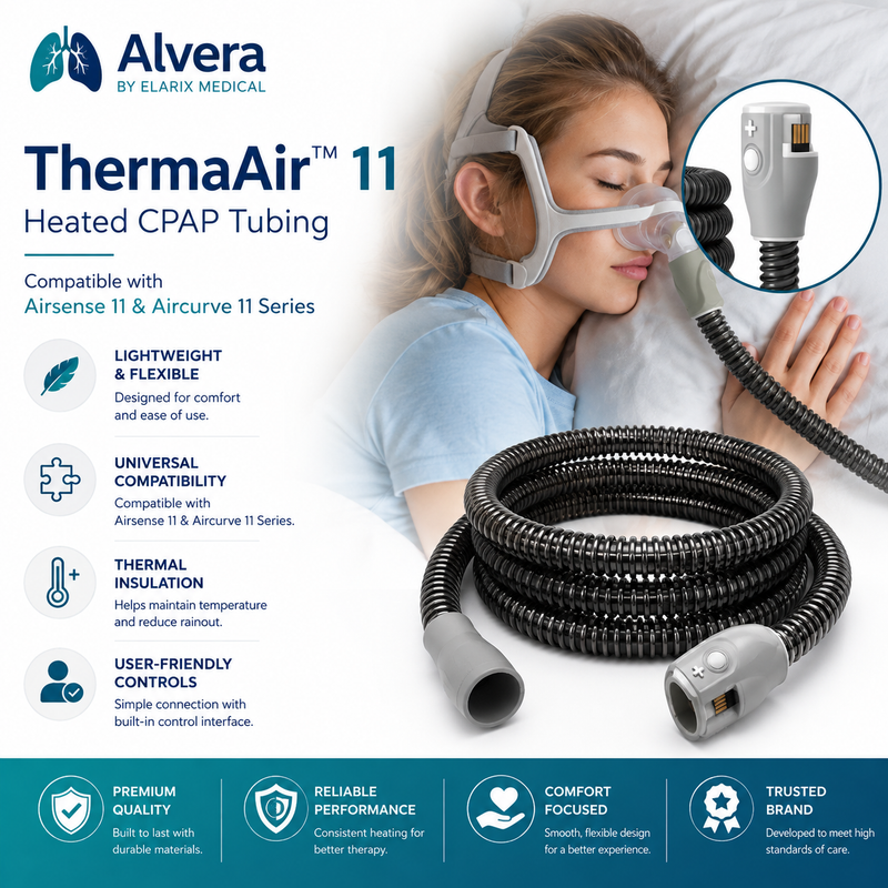 Alvera ThermaAir™ 11 Heated CPAP Tubing