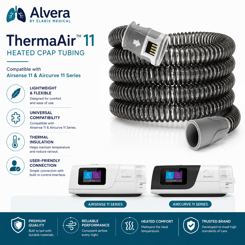 Alvera ThermaAir™ 11 Heated CPAP Tubing