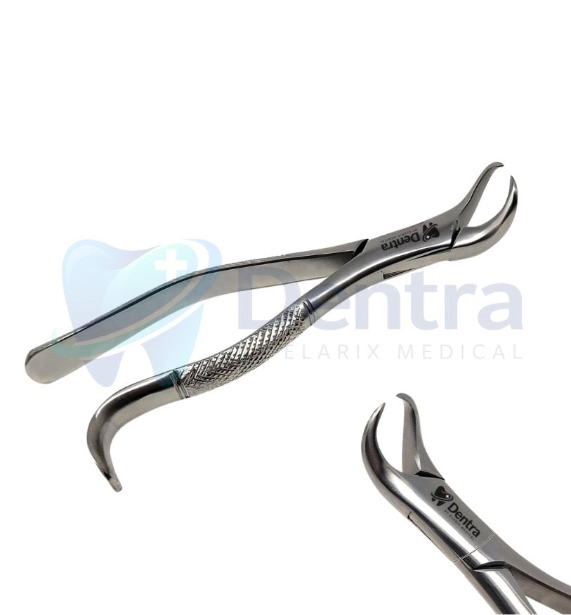 Dentra Extraction Forceps Fig 16 Lower Molars, Cow Horn Beak, American Pattern beak american pattern SelfiMed UK