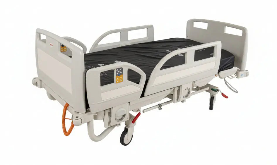 Linet Latera Electric Hospital Bed with Mattress Hospital Bed SelfiMed UK