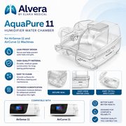 Alvera AquaPure 11 Humidifier Water Chamber for AirSense 11 and AirCurve 11 Machines CPAP Water Chamber SelfiMed UK