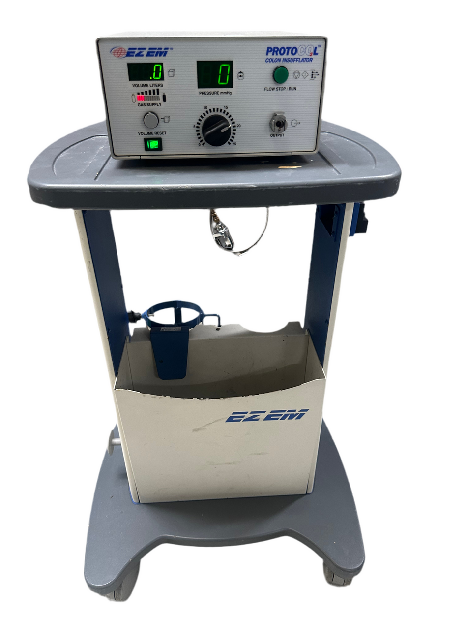 EZEM Protocol Colon Insufflator with Trolley Stand