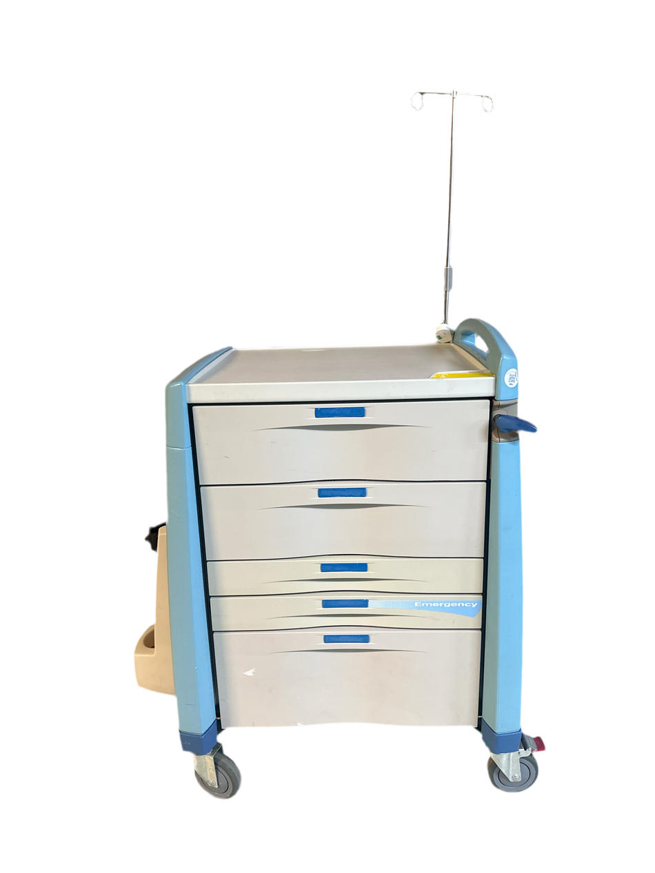 Artromick Emergency Crash Cart – 5 Drawer (Blue)