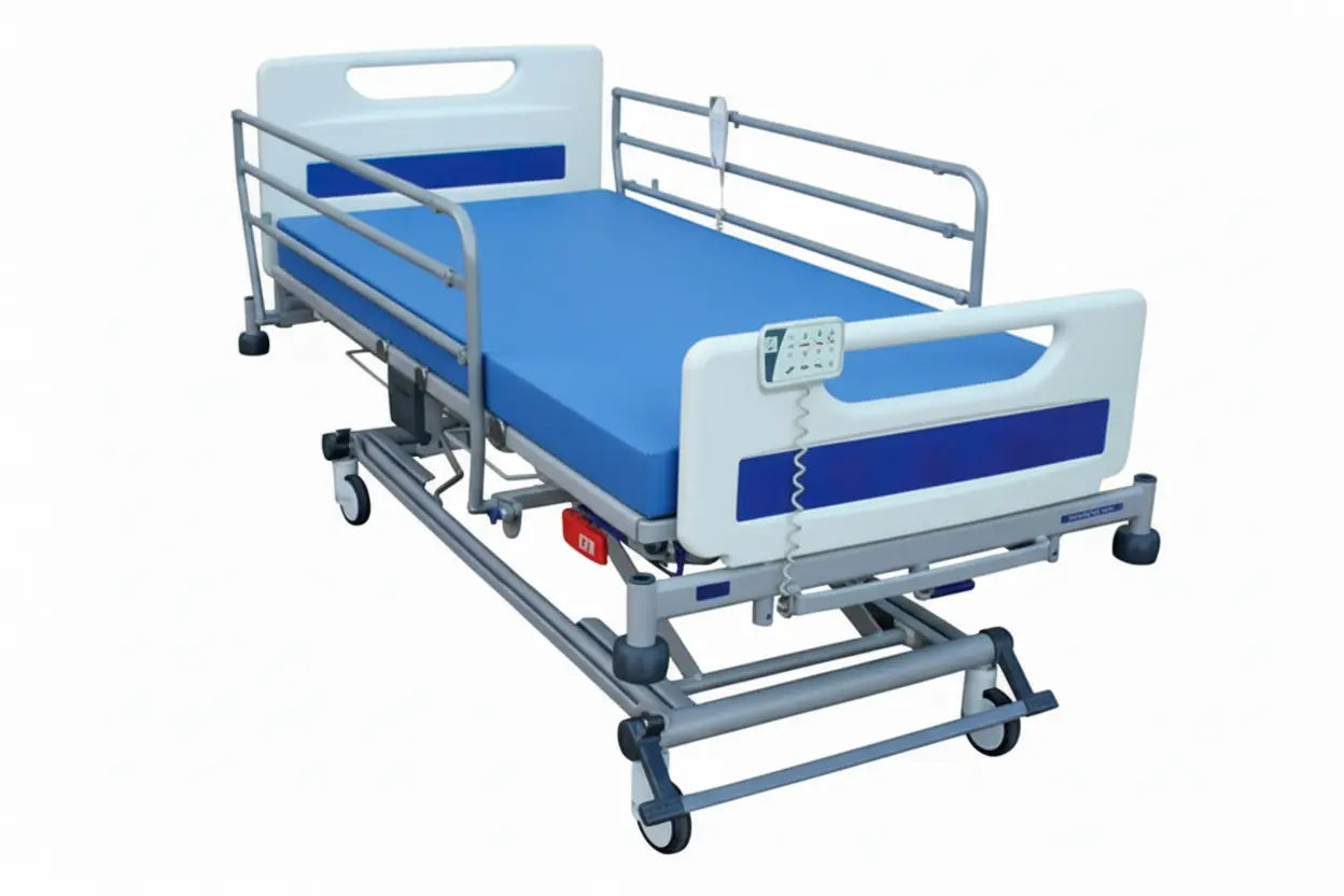 Arjo Huntleigh Enterprise 5000 Electric Hospital Bed with Hospital Bed Mattress Hospital Bed SelfiMed UK