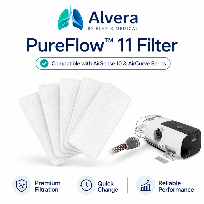 ALVERA PureFlow 11 Filter Compatible with AirSense 11 Devices
