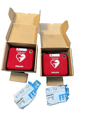 Philips HS1 AED Defibrillator with New Battery & Pads - Like New in Box SelfiMed UK