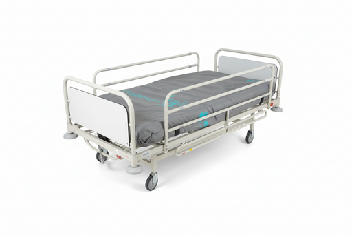 Linet Elengeza Electric Hospital Bed with Controllers and Mattress SelfiMed UK