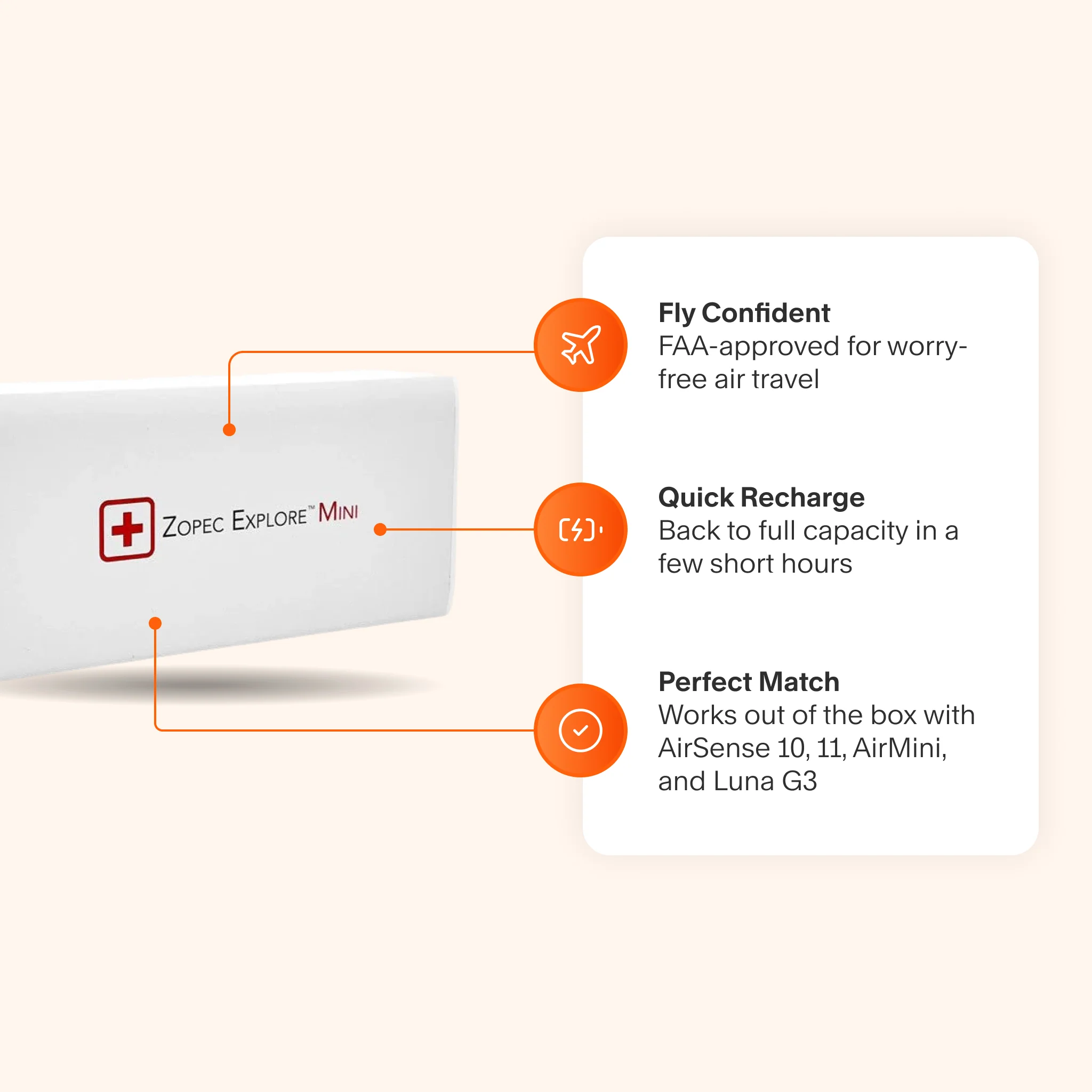 Zopec Explore Mini CPAP Battery SelfiMed UK