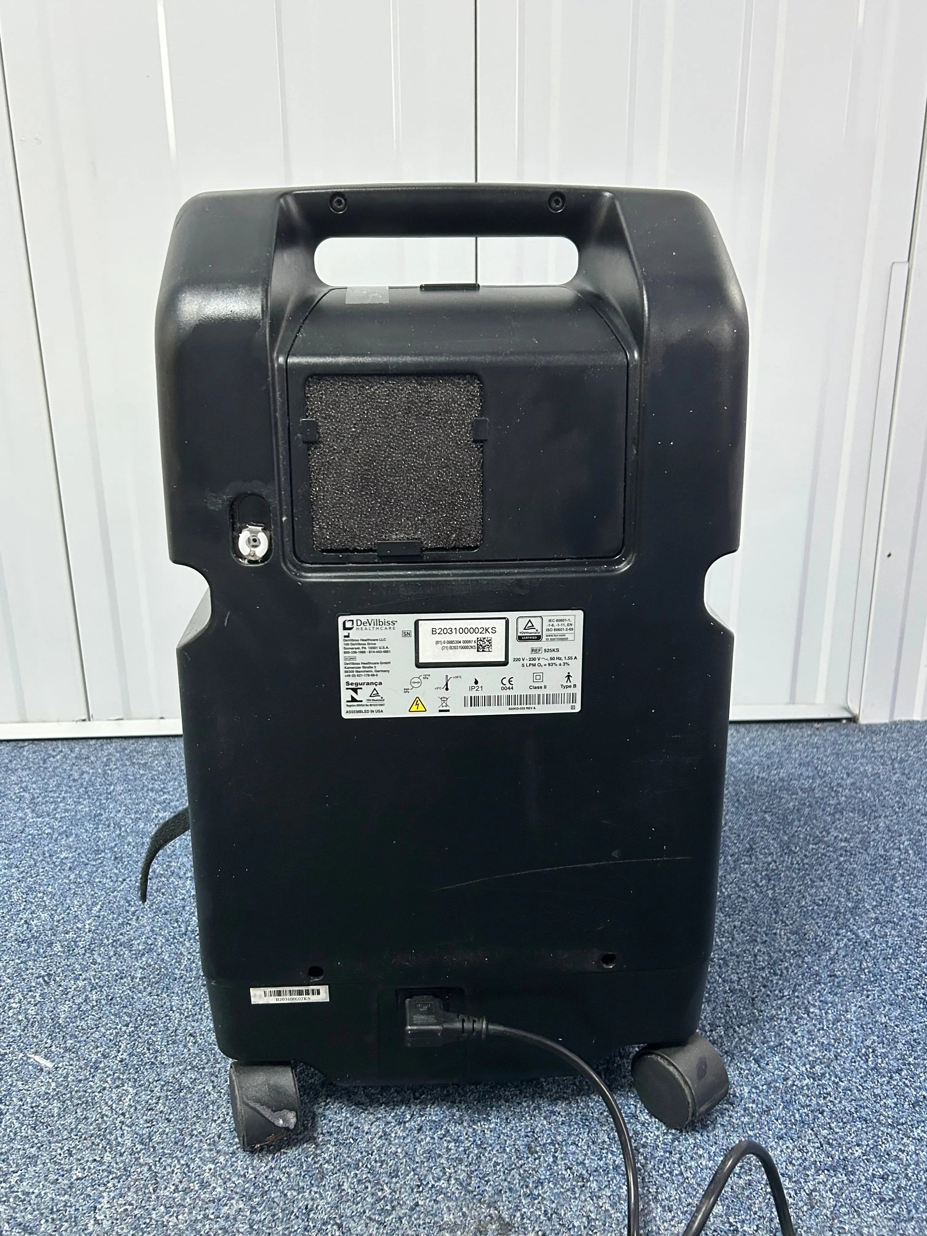 Drive DeVilbiss 525KS Compact Oxygen Concentrator SelfiMed UK