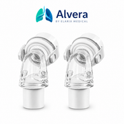 Alvera AirLink 360 Swivel Elbow for AirFit F20, AirTouch F20 and AirFit F30 Masks Twin Pack SelfiMed UK