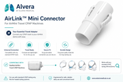 Alvera AirLink Mini Connector for AirMini Travel CPAP Machines Twin Pack