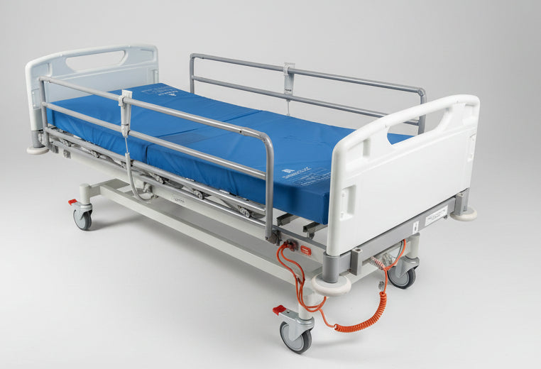 Arjo Huntleigh Enterprise 3000 Electric Hospital Bed with Hospital Bed Mattress SelfiMed UK