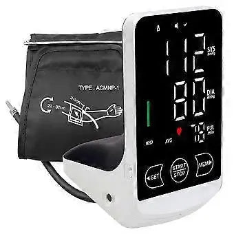 Voice Tonometer Portable LED Upper Arm Smart Blood Pressure Monitor SelfiMed UK