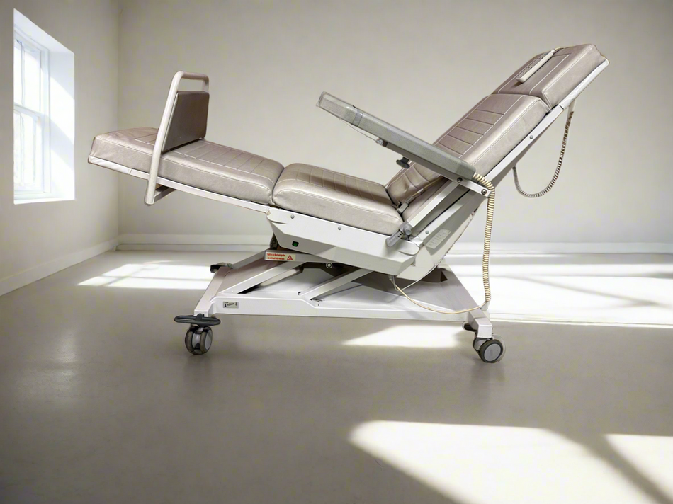 Likamed Novo X 330 Electric Dialysis Chair with Likamed Over Bed Table