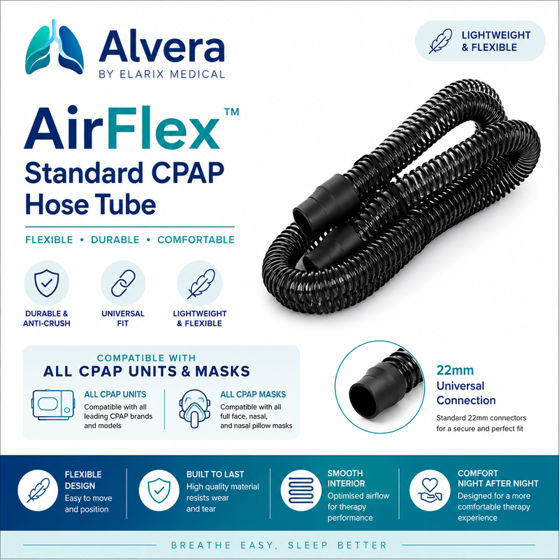 Alvera AirFlex Standard CPAP Hose Tube