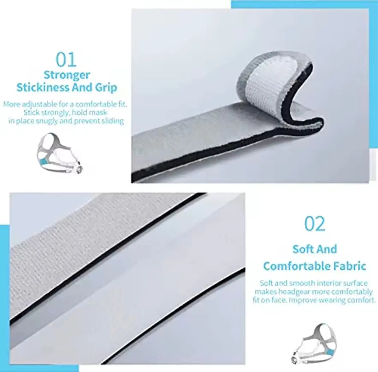 Replacement Resmed AirFit F20 Headgear SelfiMed UK