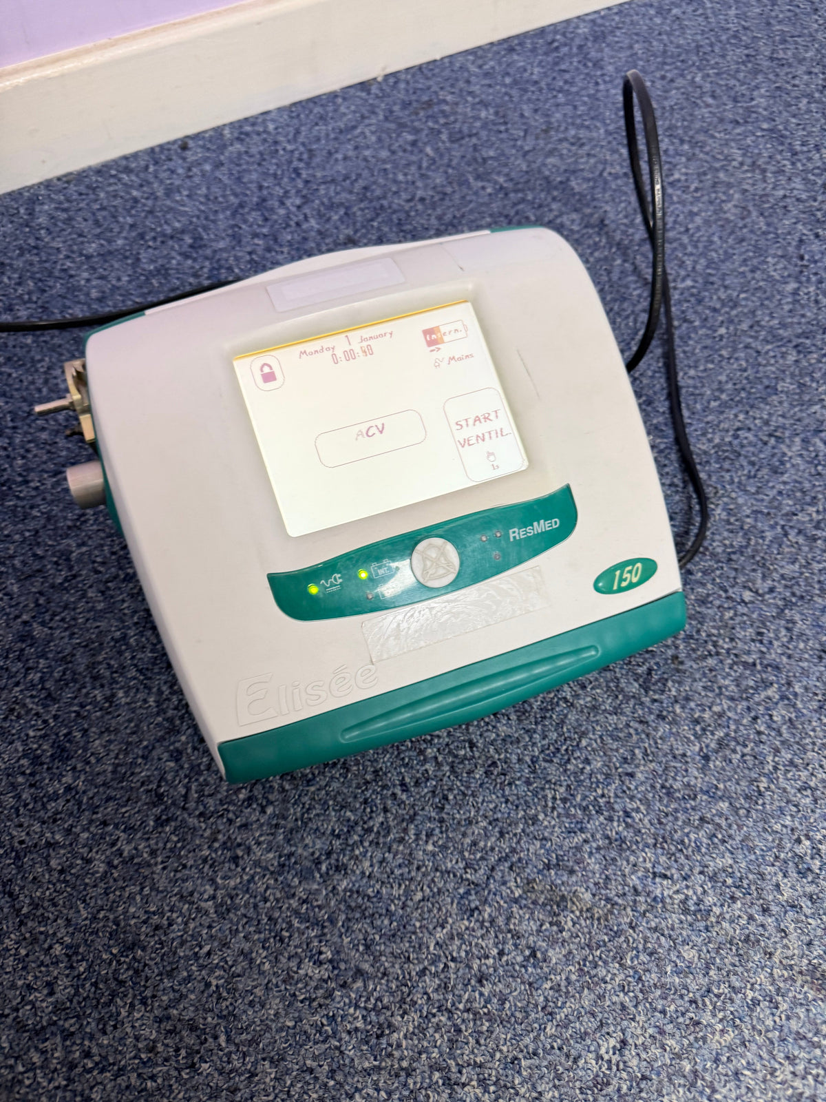 ResMed Elisee 150 Ventilator Software Version 2.61-5 with Battery SelfiMed UK