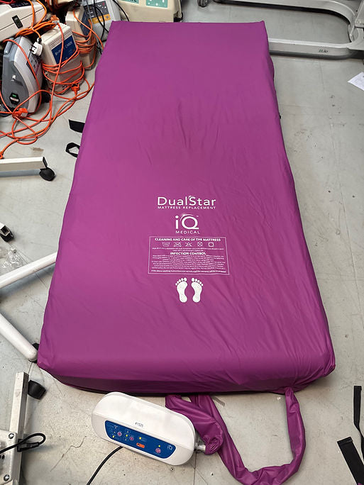 IQ Medical Dual Star Inflatable Mattress System- missing hooks