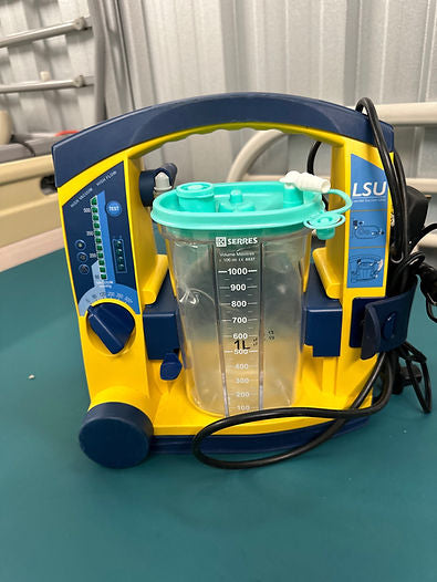 Laerdal Suction Unit LSU with Serres Suction Cup Bag Canister