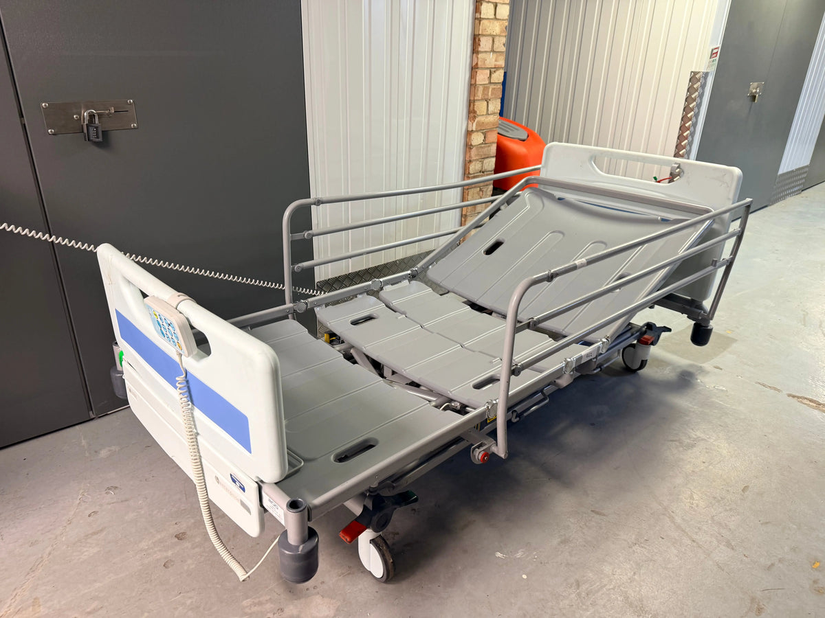 Arjo Huntleigh Enterprise 5000 Electric Hospital Bed with Hospital Bed Mattress SelfiMed UK