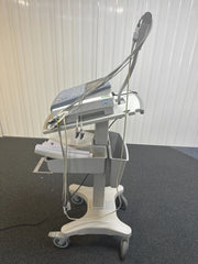 GE Mac 1600 ECG machine with ECG Leads and Trolley Stand GE Healthcare