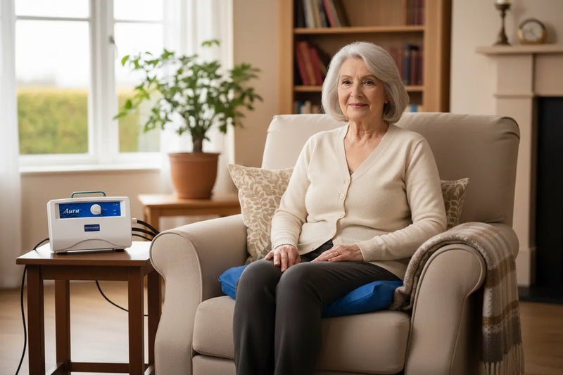 Arjo Huntleigh Aura Inflatable Cushion and Pump - SelfiMed UK