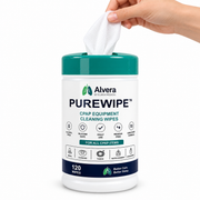 Alvera PureWipe CPAP Equipment Cleaning Wipes — 120 Wipe Tub SelfiMed UK