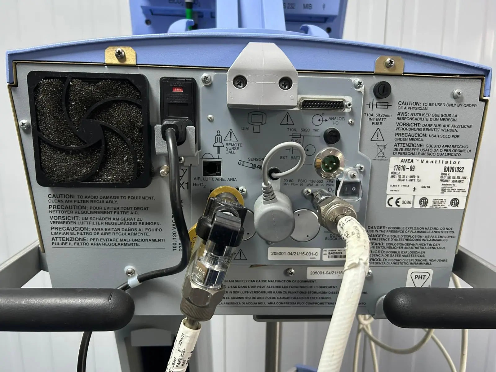 Carefusion Avea Patient Ventilator on Trolley SelfiMed UK